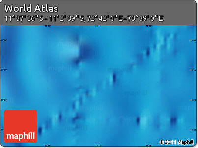 Physical Map of the Area around 11° 20' 3" S, 73° 10' 30" E
