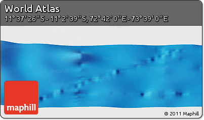 Physical Panoramic Map of the Area around 11° 20' 3" S, 73° 10' 30" E