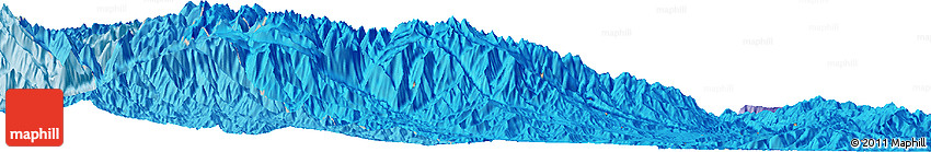Political Horizon Map of the Area around 11° 20' 3" S, 74° 43' 29" W