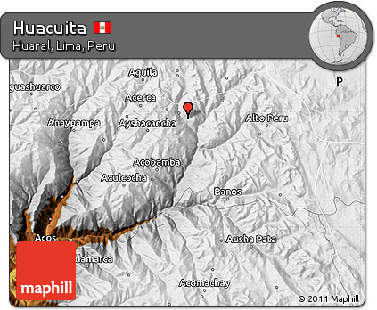 Physical Map of Huacuita