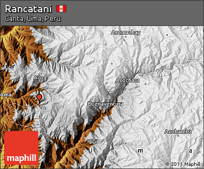 Physical Map of Rancatani