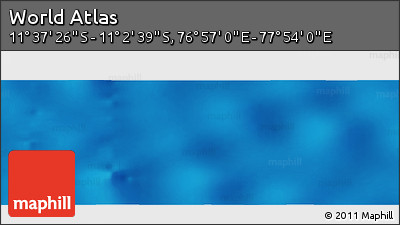Physical Panoramic Map of the Area around 11° 20' 3" S, 77° 25' 30" E