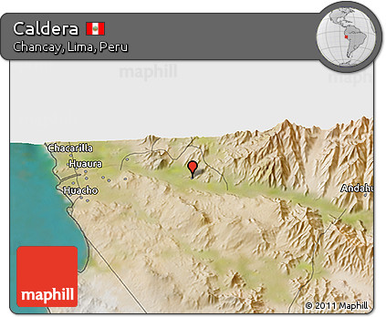 Satellite 3D Map of Caldera
