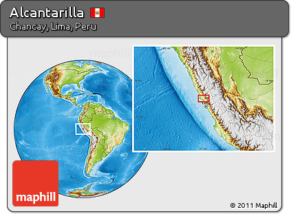 Physical Location Map of Alcantarilla
