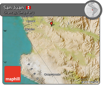 Satellite Map of San Juan