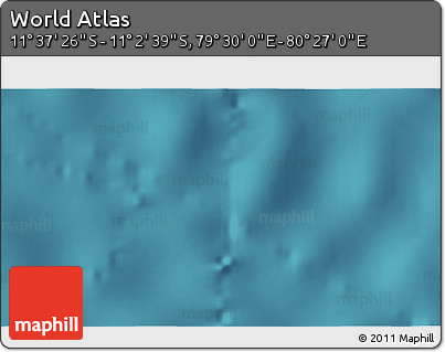 Satellite 3D Map of the Area around 11° 20' 3" S, 79° 58' 29" E