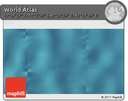 Satellite 3D Map of the Area around 11° 20' 3" S, 80° 49' 29" E