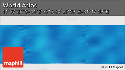 Physical Panoramic Map of the Area around 11° 20' 3" S, 80° 49' 29" E