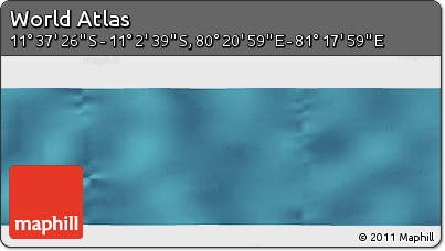 Satellite Panoramic Map of the Area around 11° 20' 3" S, 80° 49' 29" E