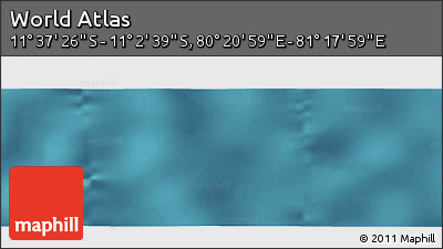 Satellite Panoramic Map of the Area around 11° 20' 3" S, 80° 49' 29" E