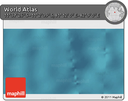 Satellite 3D Map of the Area around 11° 20' 3" S, 81° 40' 30" E