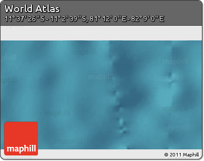 Satellite 3D Map of the Area around 11° 20' 3" S, 81° 40' 30" E