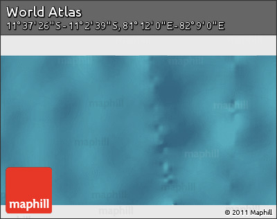 Satellite 3D Map of the Area around 11° 20' 3" S, 81° 40' 30" E