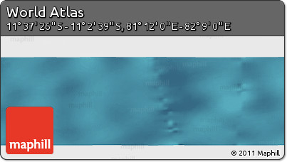 Satellite Panoramic Map of the Area around 11° 20' 3" S, 81° 40' 30" E