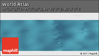 Satellite Panoramic Map of the Area around 11° 20' 3" S, 81° 40' 30" E