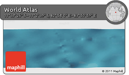 Satellite Panoramic Map of the Area around 11° 20' 3" S, 83° 22' 30" E