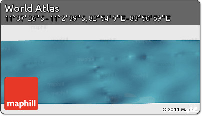 Satellite Panoramic Map of the Area around 11° 20' 3" S, 83° 22' 30" E