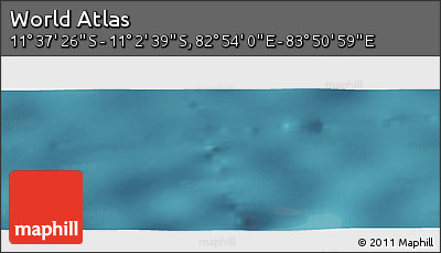 Satellite Panoramic Map of the Area around 11° 20' 3" S, 83° 22' 30" E