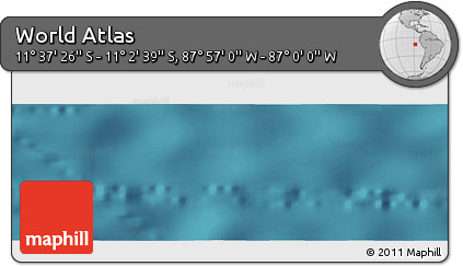 Satellite Panoramic Map of the Area around 11° 20' 3" S, 87° 28' 29" W