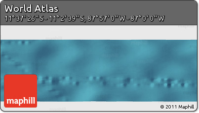 Satellite Panoramic Map of the Area around 11° 20' 3" S, 87° 28' 29" W