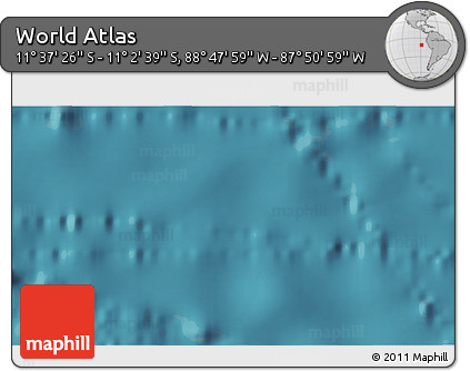 Satellite 3D Map of the Area around 11° 20' 3" S, 88° 19' 29" W