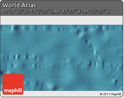 Satellite 3D Map of the Area around 11° 20' 3" S, 88° 19' 29" W