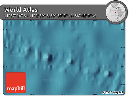 Satellite Map of the Area around 11° 20' 3" S, 89° 10' 30" W