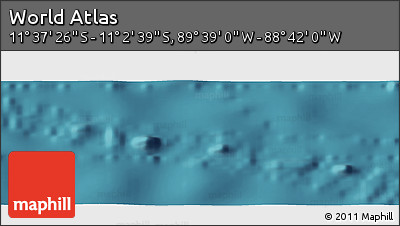 Satellite Panoramic Map of the Area around 11° 20' 3" S, 89° 10' 30" W