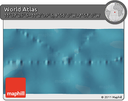 Satellite 3D Map of the Area around 11° 20' 3" S, 8° 25' 30" W