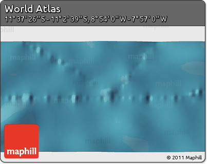 Satellite 3D Map of the Area around 11° 20' 3" S, 8° 25' 30" W