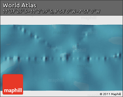 Satellite 3D Map of the Area around 11° 20' 3" S, 8° 25' 30" W