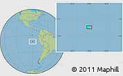 Savanna Style Location Map of the area around 11° 20' 3" S, 90° 1' 30" W
