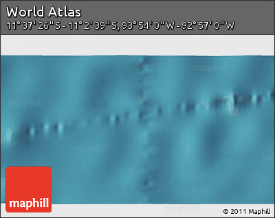 Satellite 3D Map of the Area around 11° 20' 3" S, 93° 25' 30" W