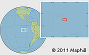 Savanna Style Location Map of the area around 11° 20' 3" S, 97° 40' 30" W