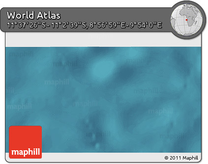 Satellite 3D Map of the Area around 11° 20' 3" S, 9° 25' 30" E