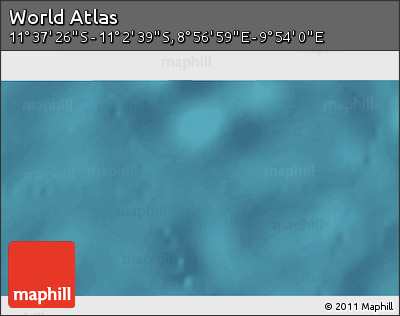 Satellite 3D Map of the Area around 11° 20' 3" S, 9° 25' 30" E