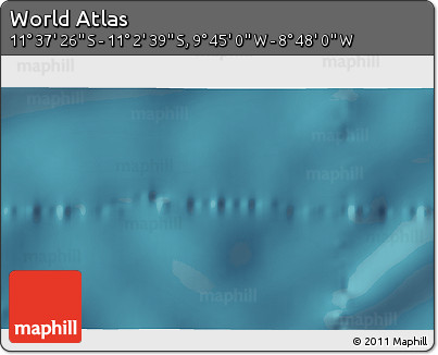 Satellite 3D Map of the Area around 11° 20' 3" S, 9° 16' 30" W