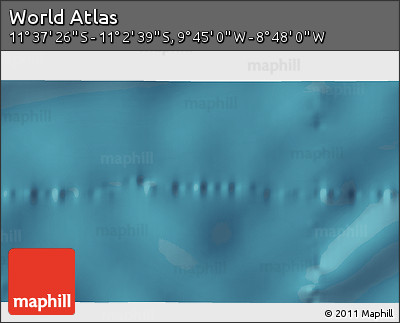 Satellite 3D Map of the Area around 11° 20' 3" S, 9° 16' 30" W
