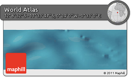 Satellite Panoramic Map of the Area around 11° 51' 9" S, 0° 4' 30" E