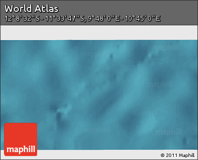 Satellite 3D Map of the Area around 11° 51' 9" S, 10° 16' 30" E