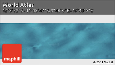 Satellite Panoramic Map of the Area around 11° 51' 9" S, 10° 16' 30" E