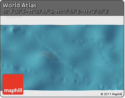 Satellite 3D Map of the Area around 11° 51' 9" S, 110° 34' 29" E
