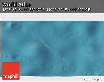 Satellite 3D Map of the Area around 11° 51' 9" S, 110° 34' 29" E