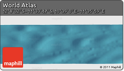 Satellite Panoramic Map of the Area around 11° 51' 9" S, 11° 7' 30" E