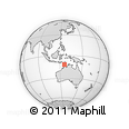 Outline Map of the Area around 11° 51' 9" S, 125° 52' 30" E, rectangular outline