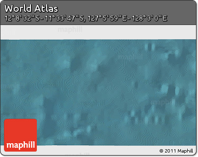 Satellite 3D Map of the Area around 11° 51' 9" S, 127° 34' 30" E