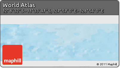 Political Panoramic Map of the Area around 11° 51' 9" S, 128° 25' 30" E