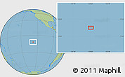Savanna Style Location Map of the area around 11° 51' 9" S, 128° 16' 30" W