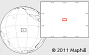 Blank Location Map of the area around 11° 51' 9" S, 130° 49' 29" W