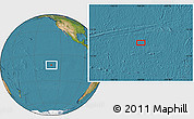 Satellite Location Map of the area around 11° 51' 9" S, 130° 49' 29" W